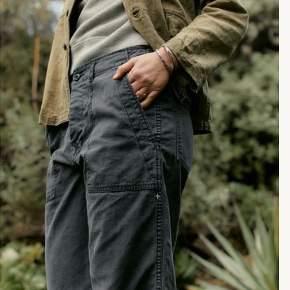 Imogene + Willie Blake Military Trouser in Faded Black Size Small like new - Picture 2 of 7